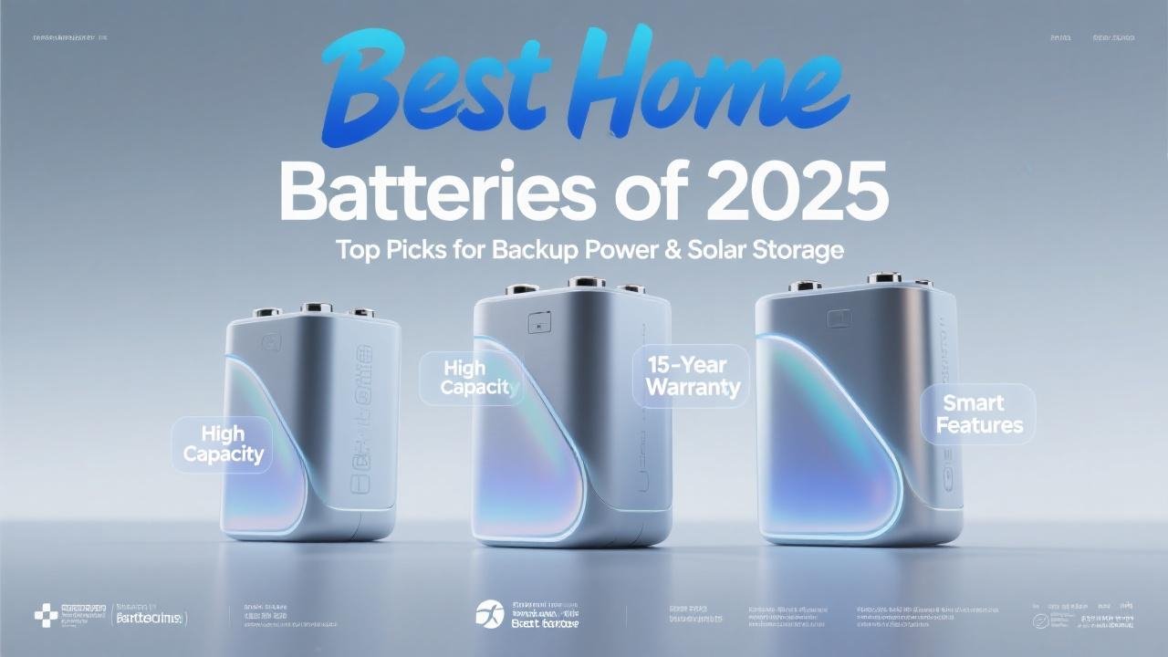 Best Home Batteries of 2025 Top Picks for Backup Power & Solar Storage