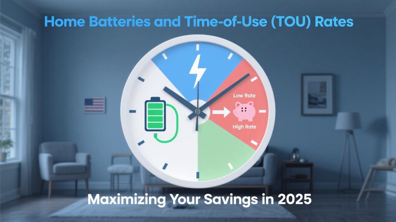 Home Batteries and Time-of-Use (TOU) Rates Maximizing Your Savings in 2025