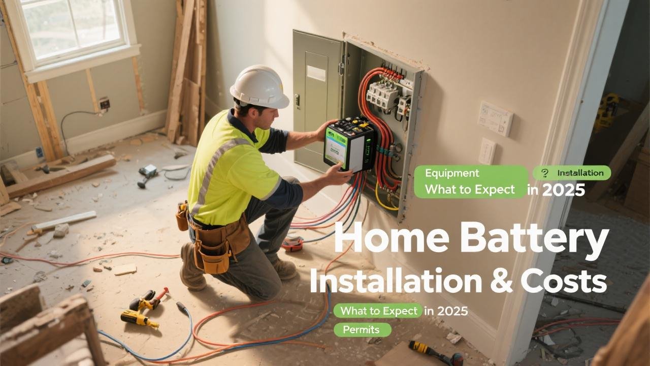 Home Battery Installation & Costs What to Expect in 2025