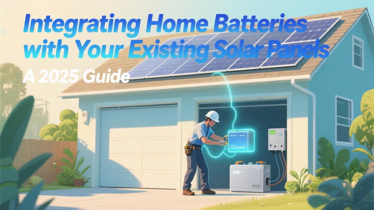 Integrating Home Batteries with Your Existing Solar Panels A 2025 Guide