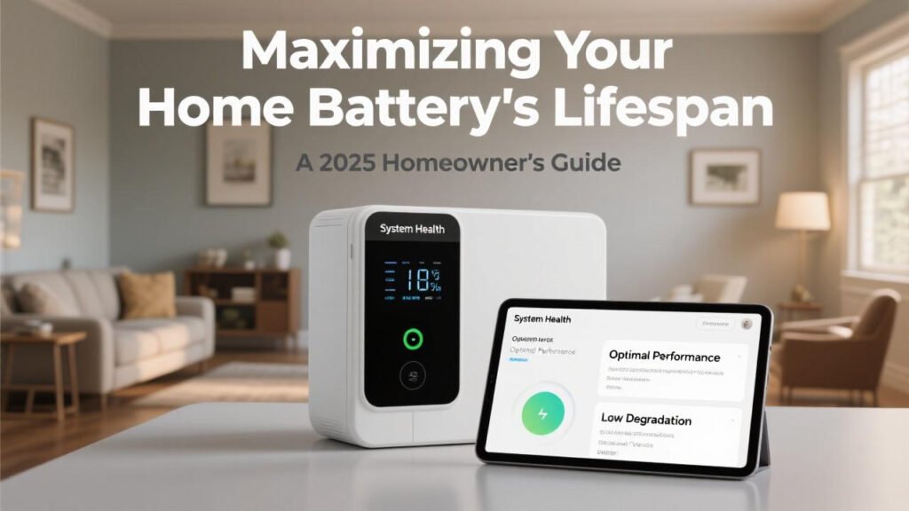 Maximizing Your Home Battery's Lifespan A 2025 Homeowner's Guide1 Maximizing Your Home Battery's Lifespan A 2025 Homeowner's Guide