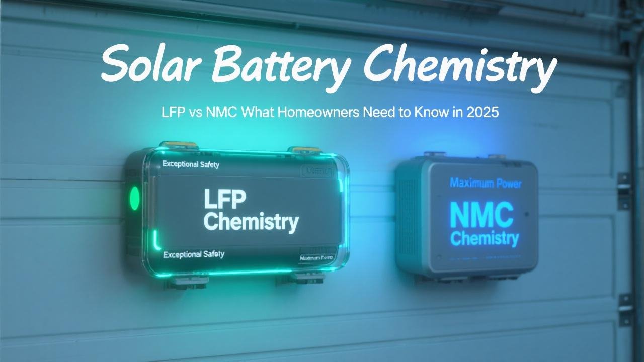 Solar Battery Chemistry,LFP vs NMC What Homeowners Need to Know in 2025