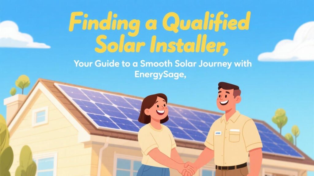 Finding a Qualified Solar Installer Your Guide to a Smooth Solar Journey with EnergySage1 Finding a Qualified Solar Installer Your Guide to a Smooth Solar Journey with EnergySage