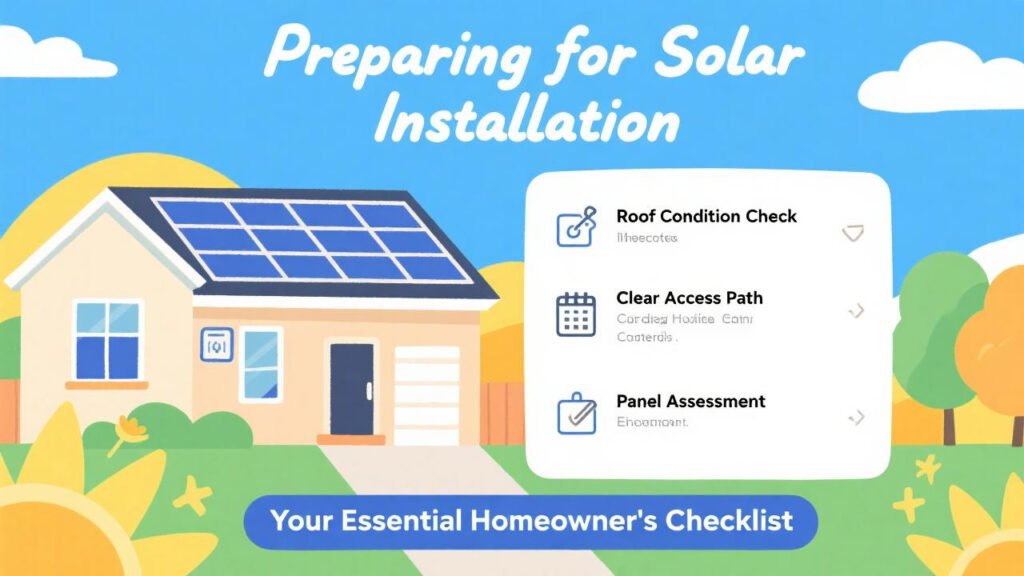 Preparing for Solar Installation Your Essential Homeowner's Checklist1 Preparing for Solar Installation Your Essential Homeowner's Checklist