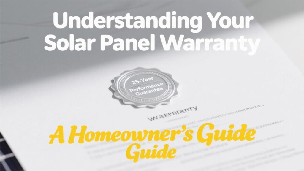 Understanding Your Solar Panel Warranty A Homeowner's Guide1 Understanding Your Solar Panel Warranty A Homeowner's Guide