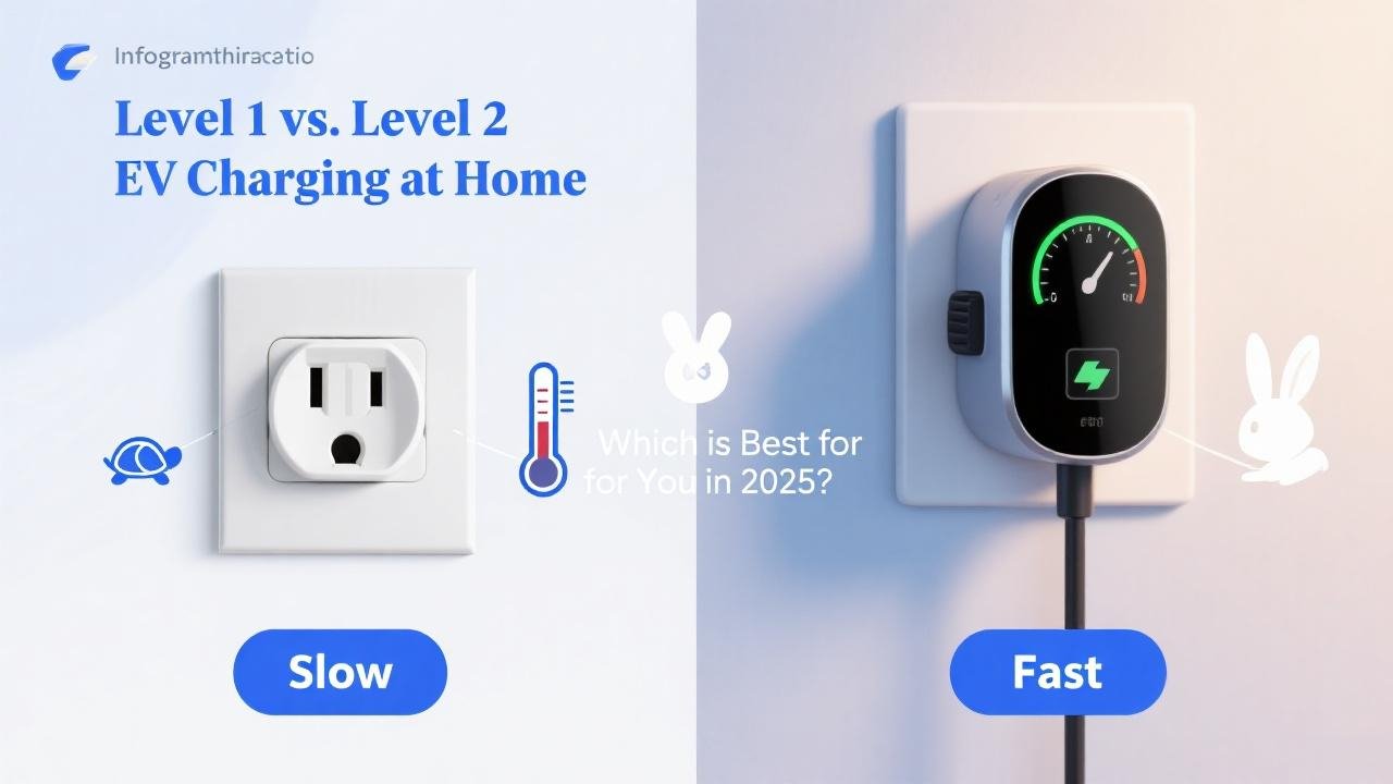 Level 1 vs. Level 2 EV Charging at HomeWhich is Right for You in 2025