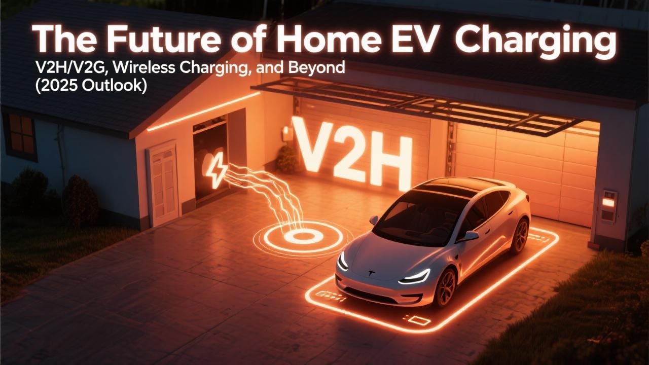 The Future of EV Charging: Trends to Watch in 2025 and Beyond 6 The Future of Home EV Charging V2HV2G, Wireless Charging, and Beyond (2025 Outlook)