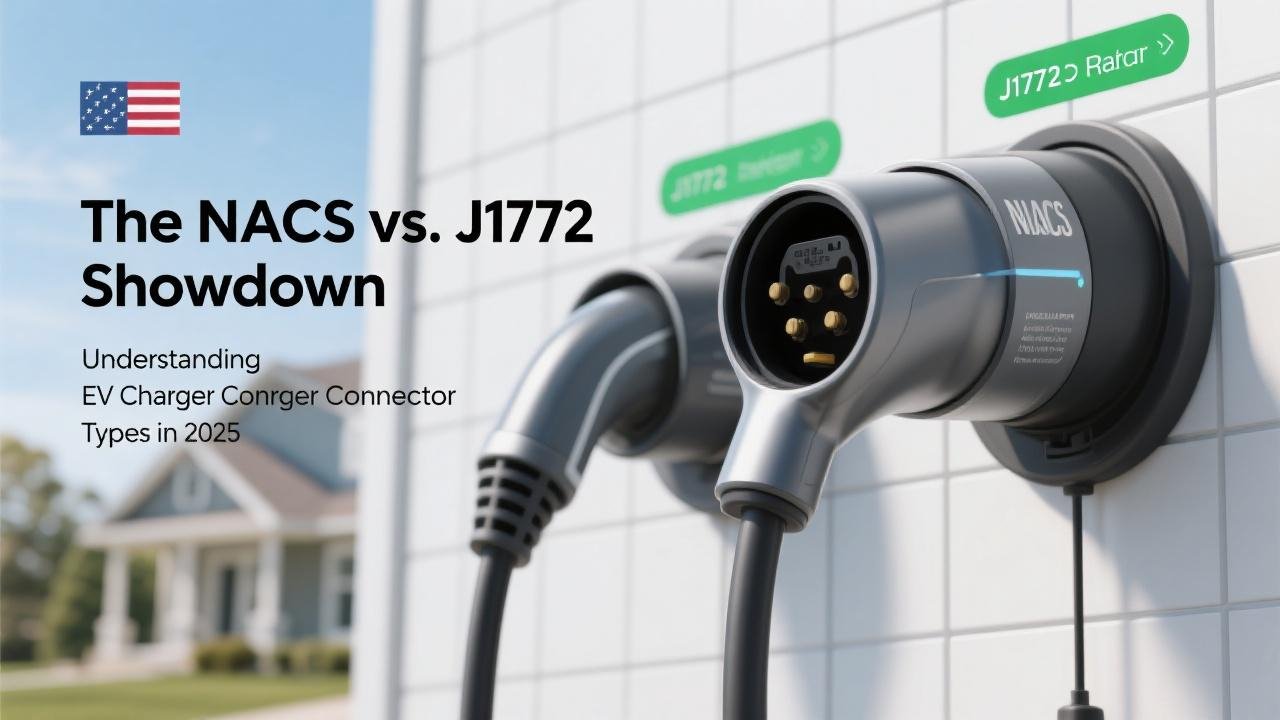 The NACS vs. J1772 ShowdownUnderstanding EV Charger Connector Types in 2025