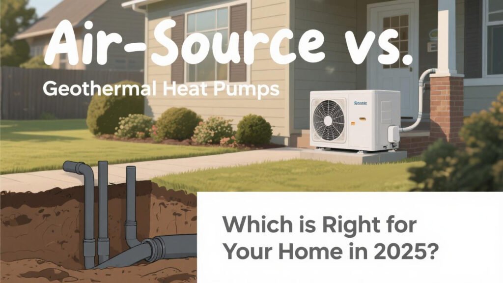 Air-Source vs. Geothermal Heat Pumps Which is Right for Your Home in 2025-1 Air-Source vs. Geothermal Heat Pumps Which is Right for Your Home in 2025