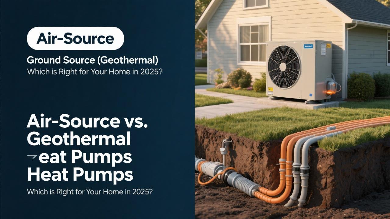 Air-Source vs. Geothermal Heat Pumps Which is Right for Your Home in 2025