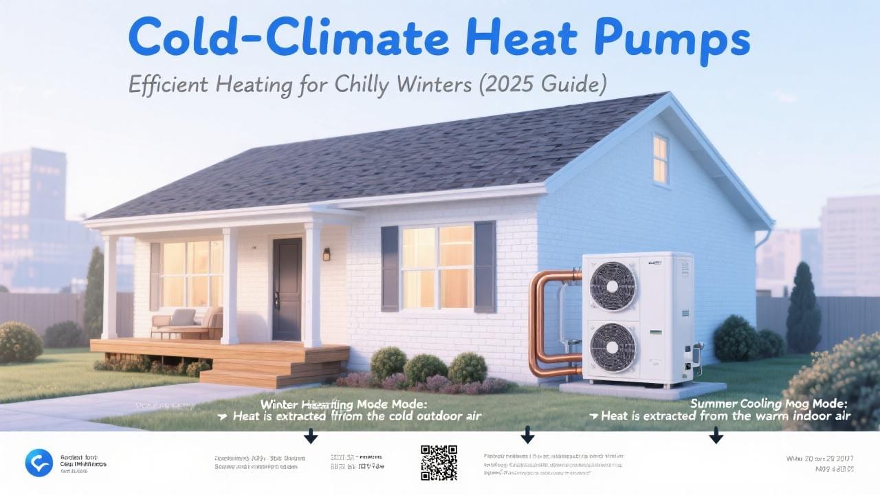Cold-Climate Heat Pumps: Efficient Heating for Chilly Winters (2025 Guide) 1 Cold-Climate Heat Pumps Efficient Heating for Chilly Winters (2025 Guide)