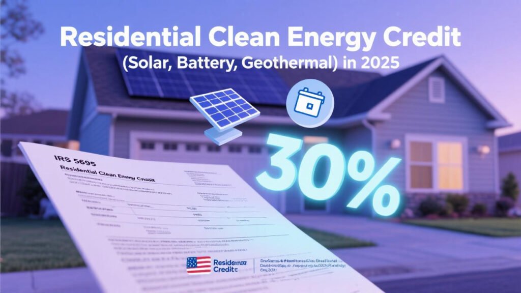 Deep DiveThe Residential Clean Energy Credit (Solar, Battery, Geothermal) in 2025-1 Deep DiveThe Residential Clean Energy Credit (Solar, Battery, Geothermal) in 2025