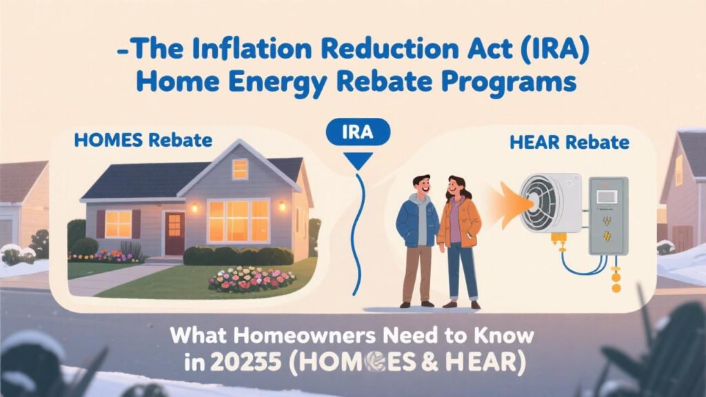 The Inflation Reduction Act (IRA) Home Energy Rebate ProgramsWhat Homeowners Need to Know in 2025 (HOMES & HEAR)