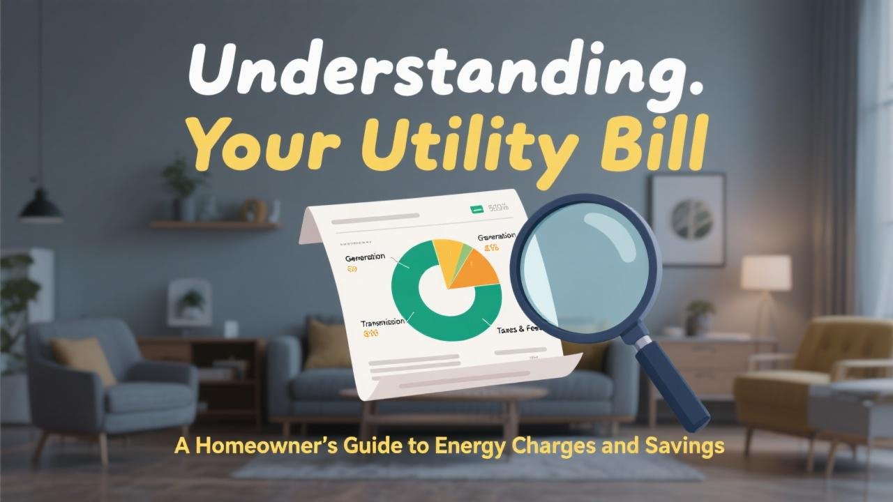 Understanding Your Utility Bill A Homeowner's Guide to Energy Charges and Savings